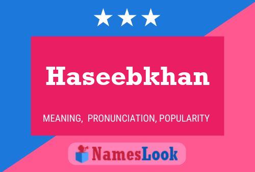 Постер имени Haseebkhan