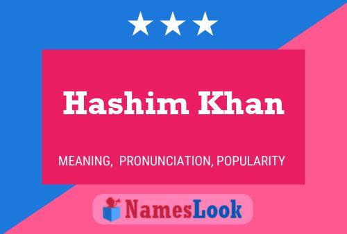 Постер имени Hashim Khan