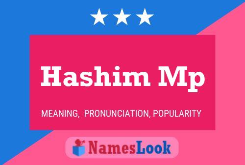 Постер имени Hashim Mp