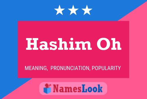 Постер имени Hashim Oh