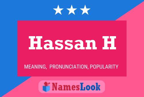 Постер имени Hassan H