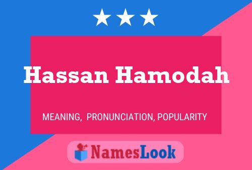 Постер имени Hassan Hamodah