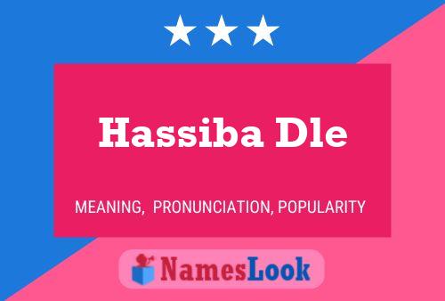 Постер имени Hassiba Dle