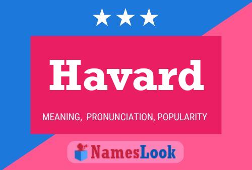 Постер имени Havard