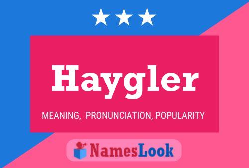 Постер имени Haygler