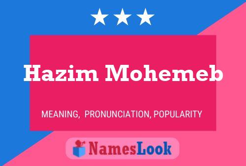 Постер имени Hazim Mohemeb