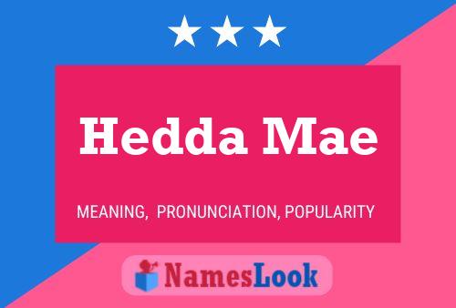 Постер имени Hedda Mae