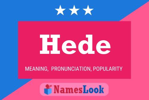 Постер имени Hede