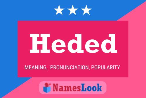 Постер имени Heded