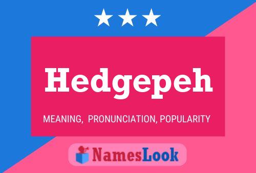 Постер имени Hedgepeh