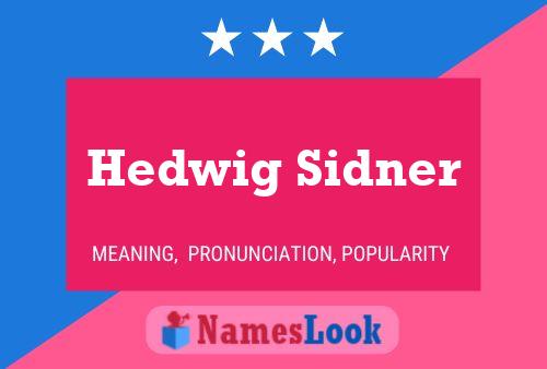 Постер имени Hedwig Sidner