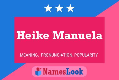 Постер имени Heike Manuela