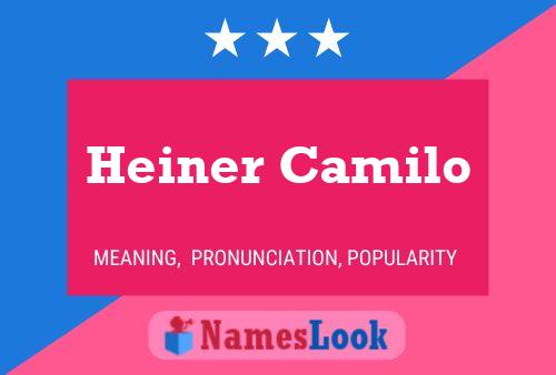 Постер имени Heiner Camilo