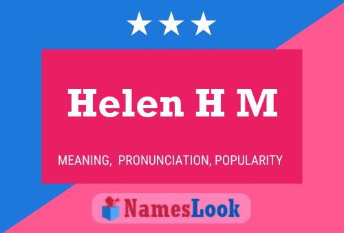 Постер имени Helen H M