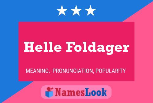 Постер имени Helle Foldager