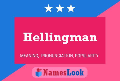 Постер имени Hellingman