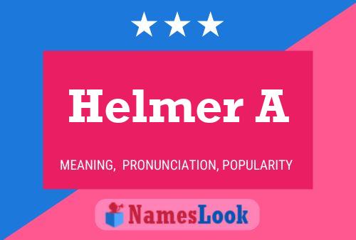 Постер имени Helmer A