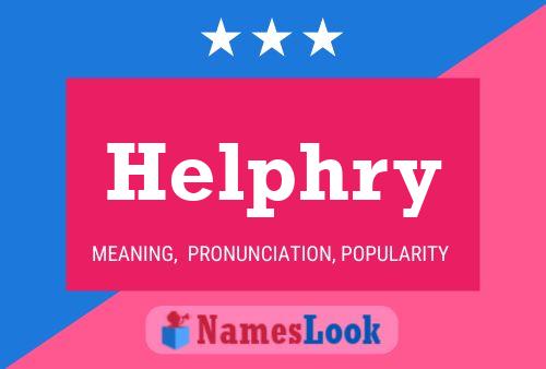 Постер имени Helphry