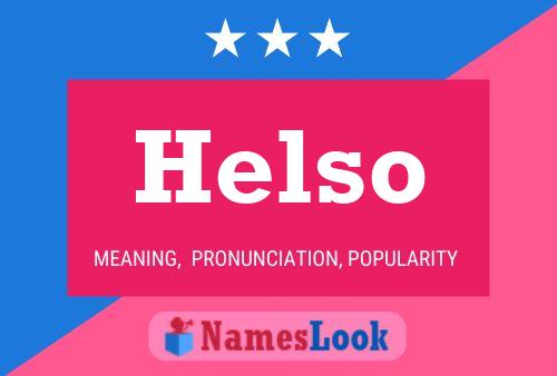 Постер имени Helso