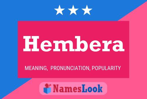 Постер имени Hembera