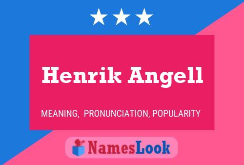 Постер имени Henrik Angell