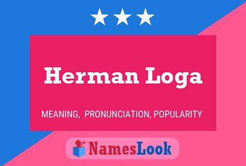 Постер имени Herman Loga