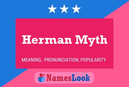 Постер имени Herman Myth