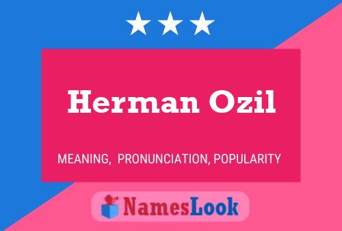 Постер имени Herman Ozil