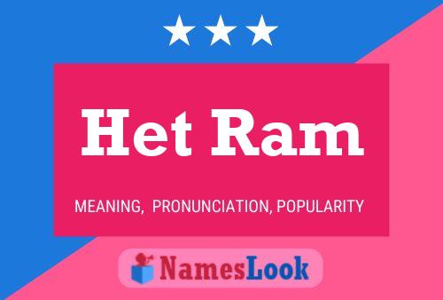 Постер имени Het Ram