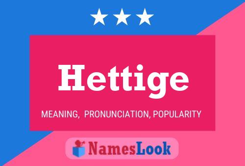 Постер имени Hettige