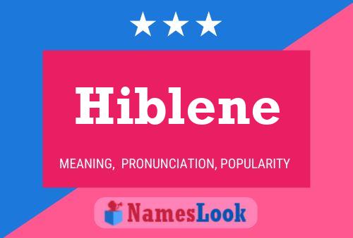 Постер имени Hiblene