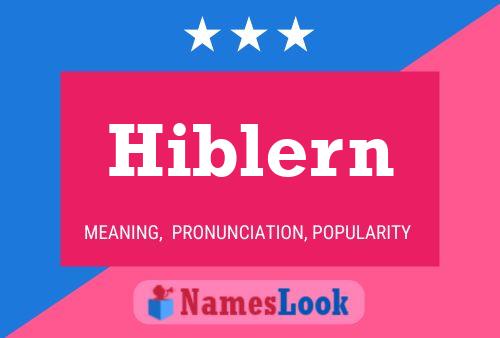 Постер имени Hiblern