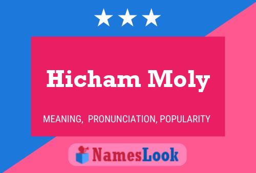 Постер имени Hicham Moly