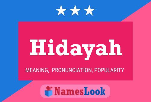 Постер имени Hidayah