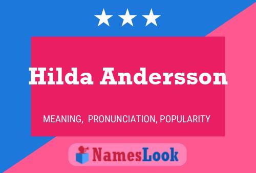 Постер имени Hilda Andersson