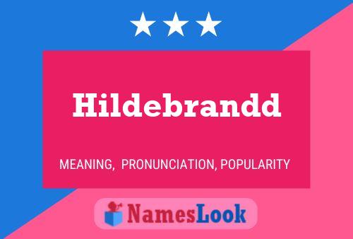 Постер имени Hildebrandd