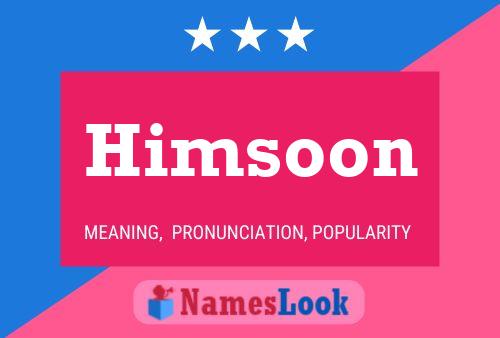 Постер имени Himsoon