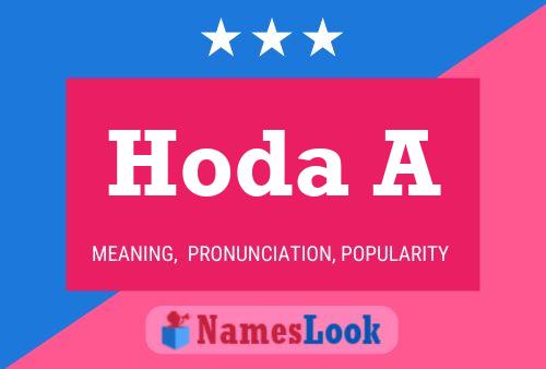 Постер имени Hoda A