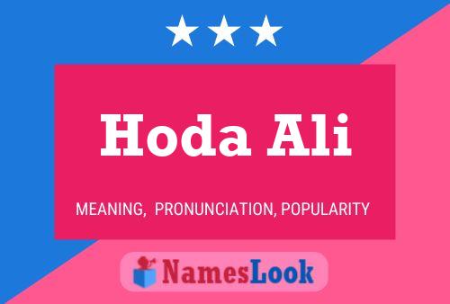 Постер имени Hoda Ali