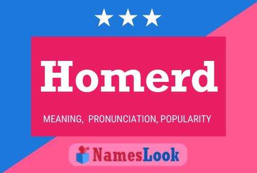 Постер имени Homerd