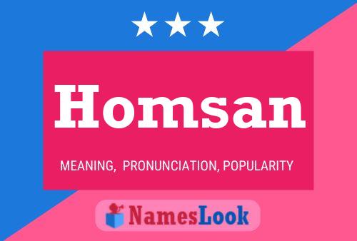 Постер имени Homsan