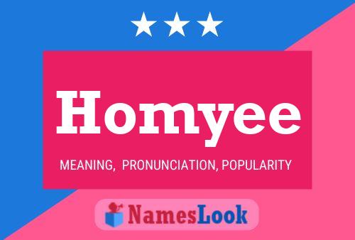 Постер имени Homyee