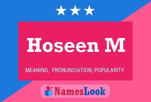 Постер имени Hoseen M