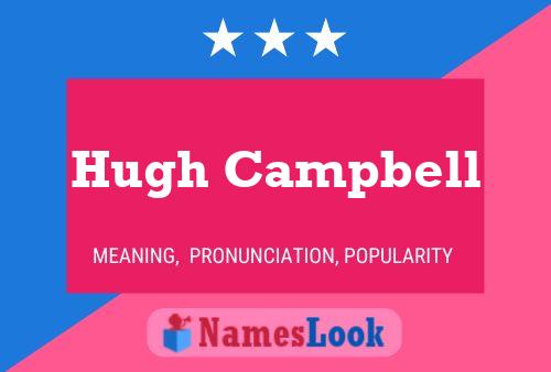 Постер имени Hugh Campbell