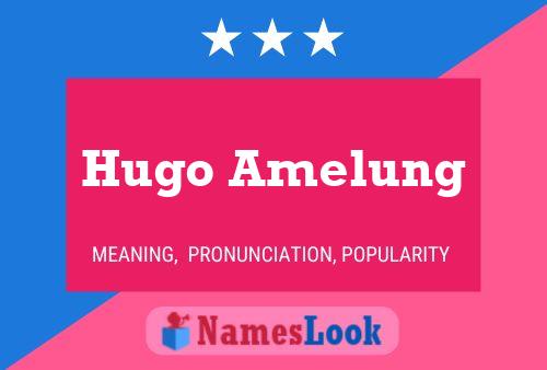 Постер имени Hugo Amelung