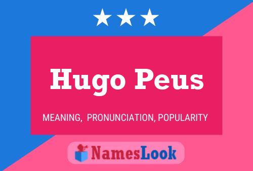 Постер имени Hugo Peus