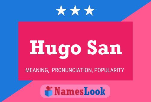 Постер имени Hugo San