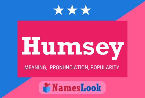 Постер имени Humsey