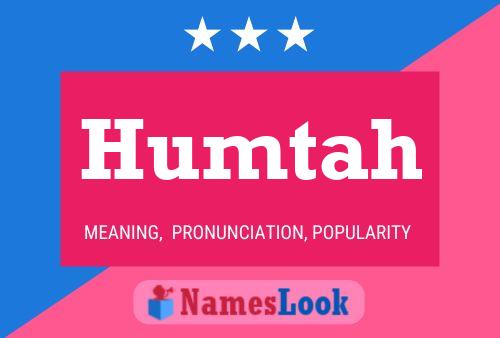 Постер имени Humtah