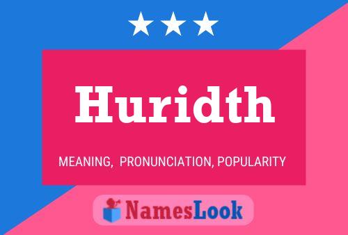 Постер имени Huridth